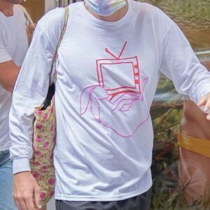 HARRY styles official Love on tour 2022 bunny/TV long-sleeve crew neck shirt 2XL